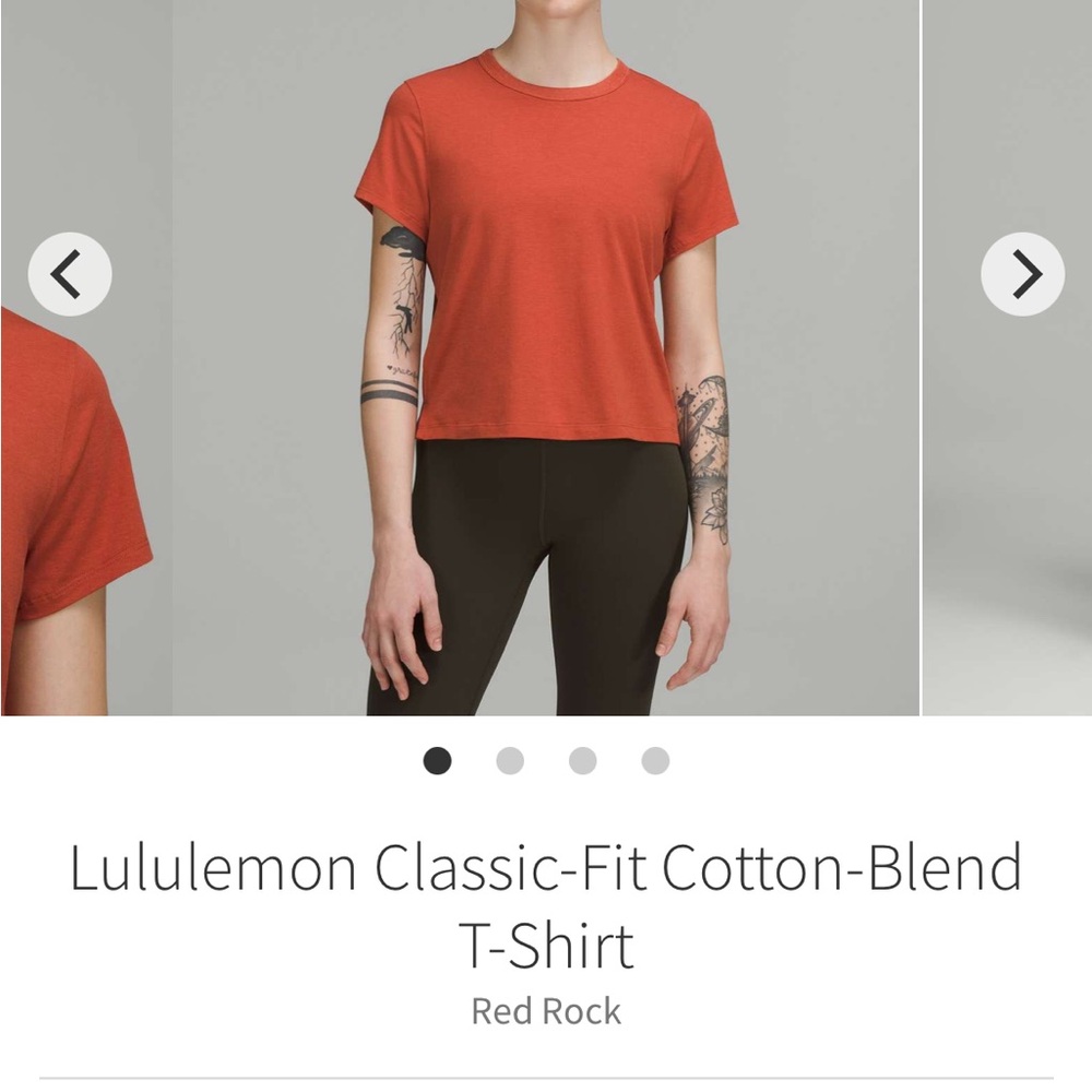 lululemon athletica Women's Short Sleeve Tee - Red Rock